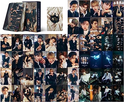 55 Stück Kpop Enhypen Fotokarten Dark Blood Enhypen Lomo Karten Enhypen Neues Album Mini Lomo Karten ENHYPEN Poster Karten für Fans (DB) von Musolaree
