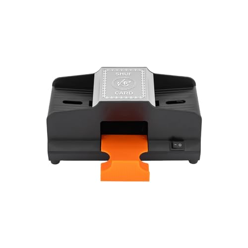 Kartenmischer, Schwarzer Kartenmischer Automatischer Kartenmischmaschine Elektrische, für Decks UNO Poker 22 * 11 * 10cm Kartenmischer, Schwarzer Kartenmischer Automatischer Kartenmischmaschine Elektrische, für Decks UNO Poker 22 * 11 * 10cm von Dettchan