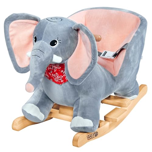 Deuba Spielwerk® Schaukeltier Elefant inkl. Sound Effekt Sicherheitsgurt Plüsch Schaukel Wippe Kinder Baby Spielzeug Balancetraining besonders weich Schaukelpferd Deuba Spielwerk® Schaukeltier Elefant inkl. Sound Effekt Sicherheitsgurt Plüsch Schaukel Wippe Kinder Baby Spielzeug Balancetraining besonders weich Schaukelpferd von Deuba
