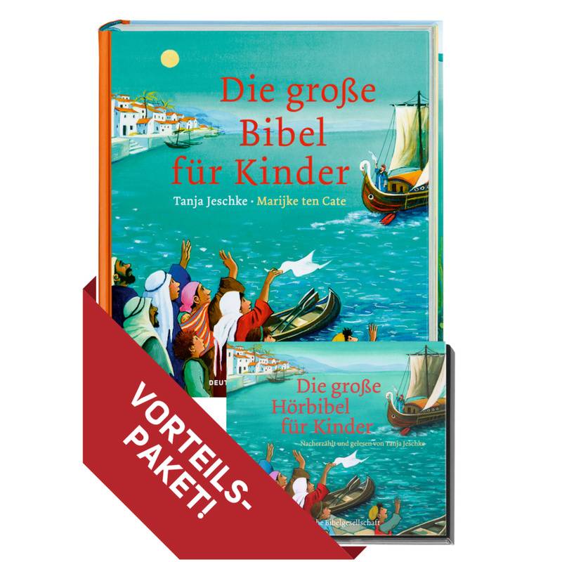 Die große Bibel für Kinder / Die große Hörbibel für Kinder, m. 2 Audio-CDs von Deutsche Bibelgesellschaft