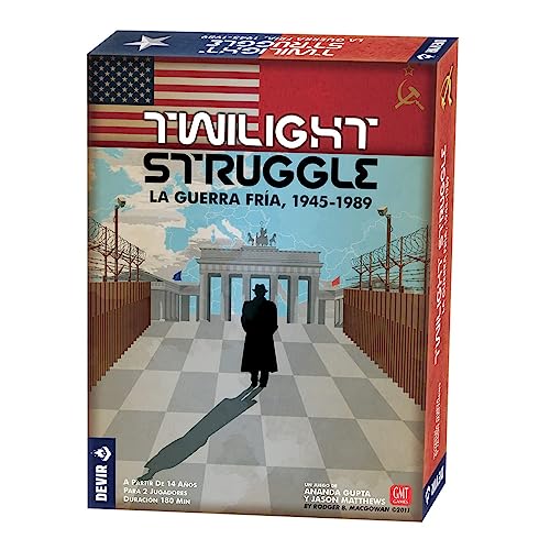 DEVIR BGTWIST Kampf Twilight Struggle, Strategisches Brettspiel, Mehrfarbig, Talla unica von Devir