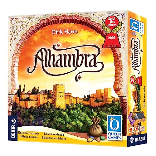 Devir Alhambra – zweite Ausgabe (Queen Games BGALHA2) von Devir