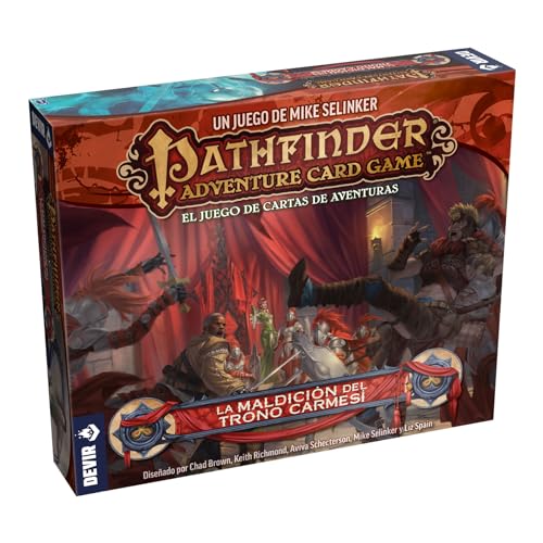 Devir Der Fluch des karminroten Throns, Erweiterung des Pathfinder-Abenteuerkartenspiels, 1-6 Spieler Devir Der Fluch des karminroten Throns, Erweiterung des Pathfinder-Abenteuerkartenspiels, 1-6 Spieler von Devir