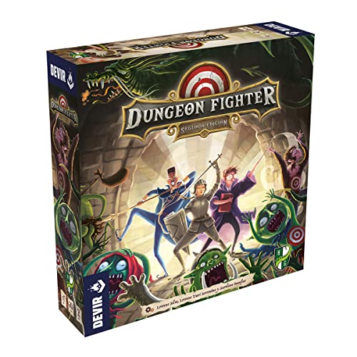 Devir - Dungeon Fighter 2. Ed, Brettspiel Mit Freunden, Lustiges Spiel, Ab 8 Jahre (BGDUFSP) von Devir
