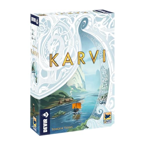 Devir Karvi Brettspiel, Wikinger-Strategie, mit Freunden, Ingenio, ab 12 Jahren (BGKAREEC) von Devir