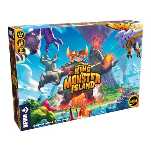 Devir King of Monster Island, Brettspiel mit Freunden, Spaß für 10 Jahre (BGKOMISP) von Devir