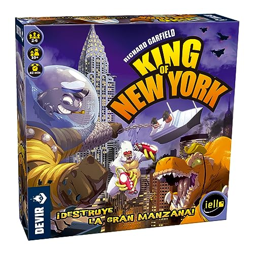 Devir - King of New York Brettspiel (BGHKINGNY) - Brettspiel - 6 Spieler - Ab 10 Jahren von Devir