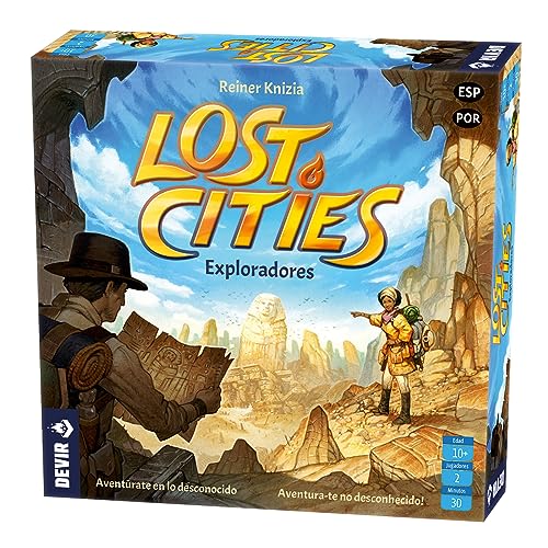 Devir-Lost Cities: Explorer (Ed. In Castellano und Por, Mehrfarbig (1), Farbe/Modell Sortiert von Devir