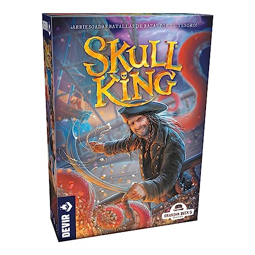 Devir - Skull King, lustiges Kartenspiel mit Freunden für 8 Jahre (BGSKUSP) von Devir