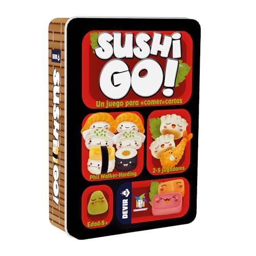 Devir - Sushi Go, Brettspiel, Mehrfarbig (BGSUSHI) von Devir