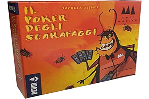 Il Poker der Schaben, Brettspiel in Italienisch von Devir