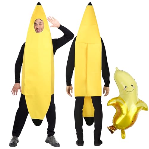 Bananen Kostüm, Neuartige Obst Kostüme Lustiges, Bananenkostüm Outfit für Erwachsene und Kinder, Lustige Kostüme mit Bananenballon, Bananen Kostüms für Mottoparty, Karnevalskostüm, Cosplay Bananen Kostüm, Neuartige Obst Kostüme Lustiges, Bananenkostüm Outfit für Erwachsene und Kinder, Lustige Kostüme mit Bananenballon, Bananen Kostüms für Mottoparty, Karnevalskostüm, Cosplay von Dewdropdale