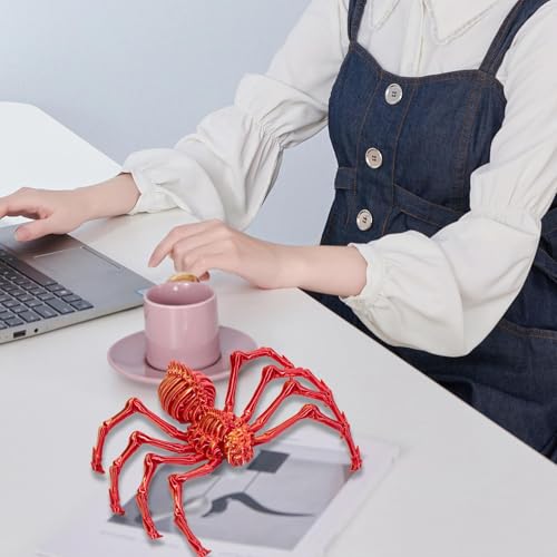 Dewireaey Spinnen-Fidget-Spielzeug, 3D-gedrucktes Spinnen-Fidget | Executive Desk Toys Riesenspinne | Schreibtischspielzeug zum Stressabbau, Schreibtischspielzeug für Erwachsene, bewegliche 3D-Spinne Dewireaey Spinnen-Fidget-Spielzeug, 3D-gedrucktes Spinnen-Fidget | Executive Desk Toys Riesenspinne | Schreibtischspielzeug zum Stressabbau, Schreibtischspielzeug für Erwachsene, bewegliche 3D-Spinne von Dewireaey