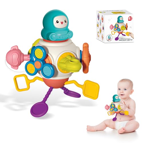 Dewocke Montessori Spielzeuge Für Kleinkinder, 8-in-1 Busy Sensory Activity Cube, Feinmotorische Aktivitäten, Sinnes & Motorik Entwicklung, Reisegeeignet, Geschenk Für Babys Ab 18 Monaten. Dewocke Montessori Spielzeuge Für Kleinkinder, 8-in-1 Busy Sensory Activity Cube, Feinmotorische Aktivitäten, Sinnes & Motorik Entwicklung, Reisegeeignet, Geschenk Für Babys Ab 18 Monaten. von Dewocke