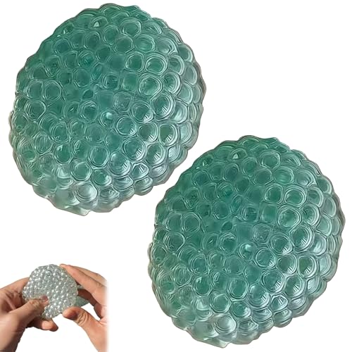 Handmade Pressure Relief Balls, Antistressball für Hände, Anti Stress Spielzeug Druckentlastungs Bälle, Formbare Vakuum-Ball Stressbälle, Tragbare Zappelspielzeuge zur Angstlinderung (2Stück,Blau) Handmade Pressure Relief Balls, Antistressball für Hände, Anti Stress Spielzeug Druckentlastungs Bälle, Formbare Vakuum-Ball Stressbälle, Tragbare Zappelspielzeuge zur Angstlinderung (2Stück,Blau) von Dewppxi