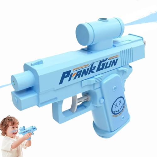 Prank Two Way Water Gun, Prank Squirt Gun, Prank Wasserpistole mit Rückspritzeffekt, Double Sided Reverse Water Gun, Scherz-Zweiwege-Wasserpistole für Erwachsene und Kinder (Blau) von Dewppxi