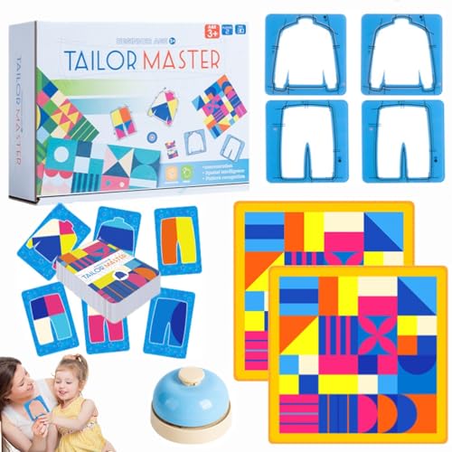 Tailor Master Matching-Spiel, Tailor Master Battle - Farblich Passendes Tischspiel,Tailor Master Kinderpuzzle - Denk- und Konzentrationstrainings Spielzeug für Kinder (Anfänger) von Dewppxi