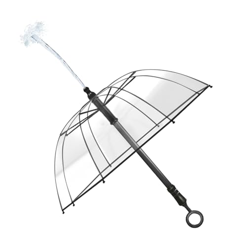 Transparenter Regenschirm Wasserpistole, Wasserpistole Schirm mit Wasser Spray, Dual-Use-Regenhaus Und Wasserblaster Spielzeug, Sommer Außenpool Strandpartys von Dewppxi