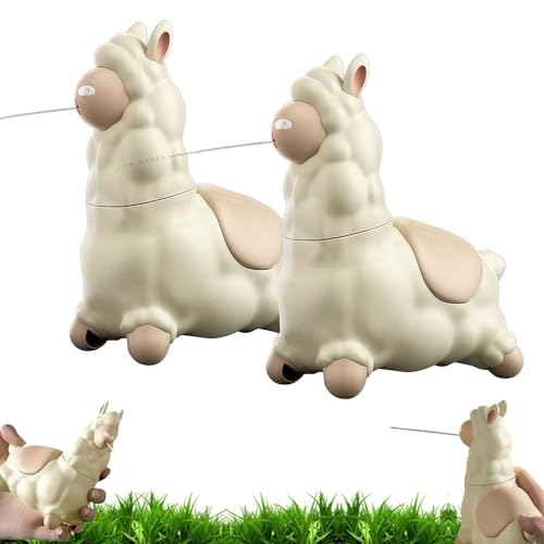 Wassersprühgerät für Kinder, Alpaca Interactive Water Sprayer,Interaktive Alpaka-Wasserspritze,Spuckendes Lama-Spritzpistole Spielzeug, Familienspaß im Freien für Schwimmbad, Strand und Garten (2pcs) von Dewppxi