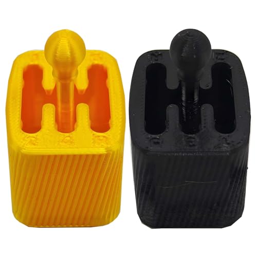 2025 New Gear Shifter Fidget Toy - 3D gedrucktes Schaltgetriebemodell, realistische Stick Shift für Schreibtischdekoration und Stressabbau, lustiges kreatives Geschenk für Auto-Enthusiasten (2 Stück) von Dexprosy