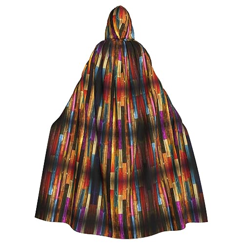 Dfeppjhg Farbenfroher Holzdruck Kapuzenumhang mit Kapuze für Halloween, Weihnachten, Party, Cosplay-Kostüme Dfeppjhg Farbenfroher Holzdruck Kapuzenumhang mit Kapuze für Halloween, Weihnachten, Party, Cosplay-Kostüme von Dfeppjhg