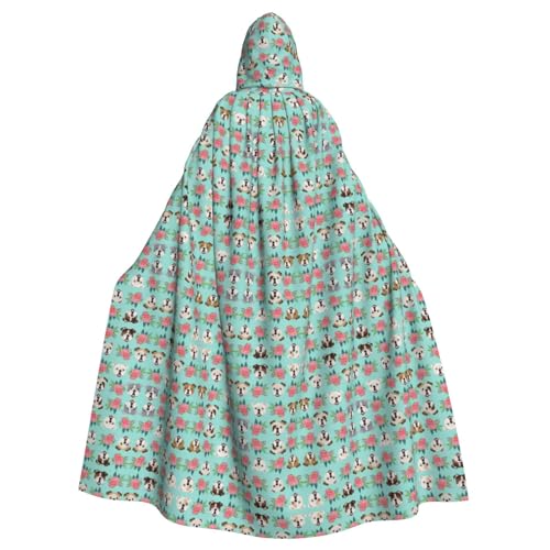 Dfeppjhg Kapuzenumhang mit Kapuze und Hundeaufdruck, Halloween, Weihnachten, Party, Cosplay-Kostüme Dfeppjhg Kapuzenumhang mit Kapuze und Hundeaufdruck, Halloween, Weihnachten, Party, Cosplay-Kostüme von Dfeppjhg