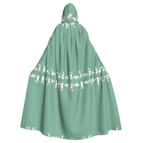 Dfeppjhg Kapuzenumhang mit Kapuze und Osterhasen-Druck, Halloween, Weihnachten, Party, Cosplay-Kostüme Dfeppjhg Kapuzenumhang mit Kapuze und Osterhasen-Druck, Halloween, Weihnachten, Party, Cosplay-Kostüme von Dfeppjhg