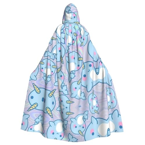 Dfeppjhg Kapuzenumhang mit Kapuze und süßem Fischdruck, Halloween, Weihnachten, Party, Cosplay-Kostüm Dfeppjhg Kapuzenumhang mit Kapuze und süßem Fischdruck, Halloween, Weihnachten, Party, Cosplay-Kostüm von Dfeppjhg
