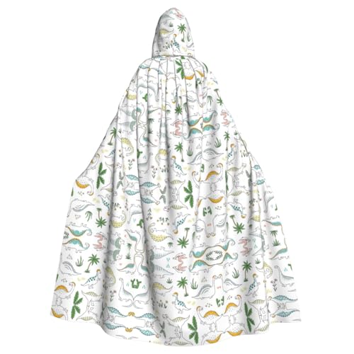 Dfeppjhg Umhang mit Kapuze und Dinosaurier-Motiv, für Halloween, Weihnachten, Party, Cosplay-Kostüme Dfeppjhg Umhang mit Kapuze und Dinosaurier-Motiv, für Halloween, Weihnachten, Party, Cosplay-Kostüme von Dfeppjhg