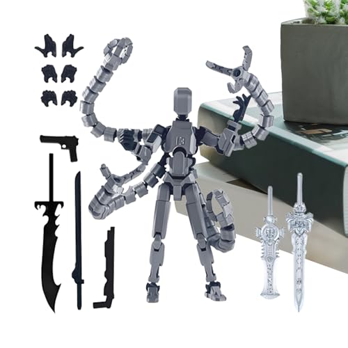 Dfstvup 3D-Druck Actionfigur,Roboter-Figur Mit Gelenken - Mehrfach Gelenkige Sammlerfiguren Vormontiert Bewegliche Spielzeug Für Kinder & Fans Dfstvup 3D-Druck Actionfigur,Roboter-Figur Mit Gelenken - Mehrfach Gelenkige Sammlerfiguren Vormontiert Bewegliche Spielzeug Für Kinder & Fans von Dfstvup