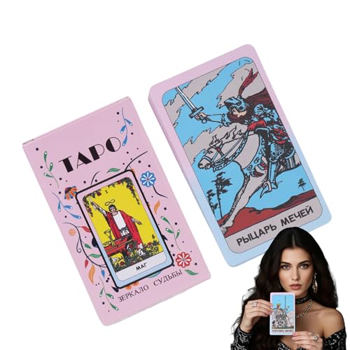 Dfstvup 78 Karten Tarotkarten-Set,Interaktive & Wiederverwendbare Kartenspiele Für Erwachsene | Leichtes Familienspielzeug Für Erwachsene, Frauen, Männer, Jugendliche, Studenten & Gruppen Dfstvup 78 Karten Tarotkarten-Set,Interaktive & Wiederverwendbare Kartenspiele Für Erwachsene | Leichtes Familienspielzeug Für Erwachsene, Frauen, Männer, Jugendliche, Studenten & Gruppen von Dfstvup