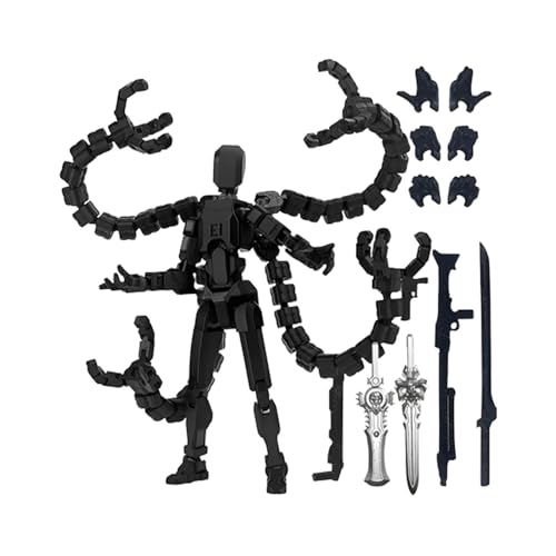 Dfstvup Artikulierbare Actionfiguren,Roboter Actionfigur Sammlerstück - Mehrfach Gelenkige Sammlerfiguren Vormontiert Bewegliche Spielzeug Für Kinder & Fans Dfstvup Artikulierbare Actionfiguren,Roboter Actionfigur Sammlerstück - Mehrfach Gelenkige Sammlerfiguren Vormontiert Bewegliche Spielzeug Für Kinder & Fans von Dfstvup