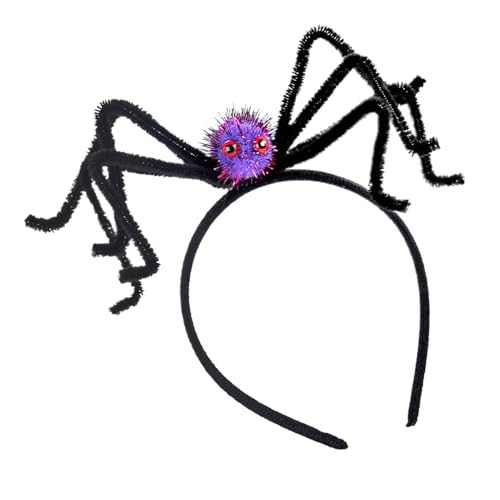 Dfstvup Halloween Spinnen Stirnband | Plüschiges Gruseliges Schwarzes Spinnen Haarband - Lustiges Kopfaccessoire Haarspange Kostüm Für Erwachsene Kinder Tanzparty Themen Events Dfstvup Halloween Spinnen Stirnband | Plüschiges Gruseliges Schwarzes Spinnen Haarband - Lustiges Kopfaccessoire Haarspange Kostüm Für Erwachsene Kinder Tanzparty Themen Events von Dfstvup