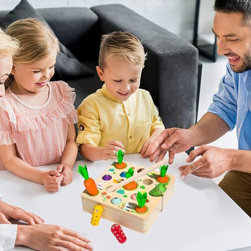 Dfstvup Karottensortierspiel, Holzform Sorter - Babyspielzeug -passendes Puzzle,Lustige hölzerne multifunktionale Form Sortierer für das Vorschullernen Dfstvup Karottensortierspiel, Holzform Sorter - Babyspielzeug -passendes Puzzle,Lustige hölzerne multifunktionale Form Sortierer für das Vorschullernen von Dfstvup