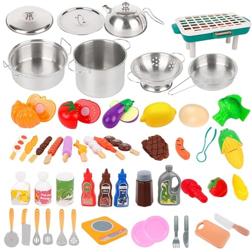Dfstvup Kinder-Küchenzubehör,Frühkindliches Lern-Rollenspiel - Kleinkind Rollenspiel-Küche Lernspielzeug Entwicklungs-Set Für Indoor Kindergarten Vorschule & Kindergeburtstag Dfstvup Kinder-Küchenzubehör,Frühkindliches Lern-Rollenspiel - Kleinkind Rollenspiel-Küche Lernspielzeug Entwicklungs-Set Für Indoor Kindergarten Vorschule & Kindergeburtstag von Dfstvup