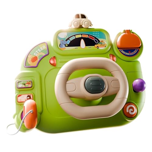 Dfstvup Kindersimulation-Lenkrad Spielzeug - Lenkrad Nachahmungsspiel Fahrzeugspielzeug,Pädagogischer Fahrcontroller Für, Mädchen & Familie Dfstvup Kindersimulation-Lenkrad Spielzeug - Lenkrad Nachahmungsspiel Fahrzeugspielzeug,Pädagogischer Fahrcontroller Für, Mädchen & Familie von Dfstvup