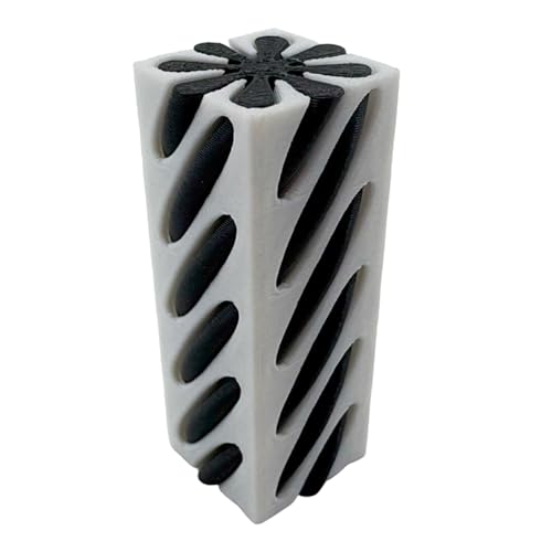 Dfstvup Kleine Anti-Stress Spielzeuge - Unmögliche Durchdringungs-Skulptur - 3D-gedrucktes Sensorik Quadrat Säulen Helix Gadget zur Stressbewältigung für Kinder Jugendliche & Erwachsene Dfstvup Kleine Anti-Stress Spielzeuge - Unmögliche Durchdringungs-Skulptur - 3D-gedrucktes Sensorik Quadrat Säulen Helix Gadget zur Stressbewältigung für Kinder Jugendliche & Erwachsene von Dfstvup