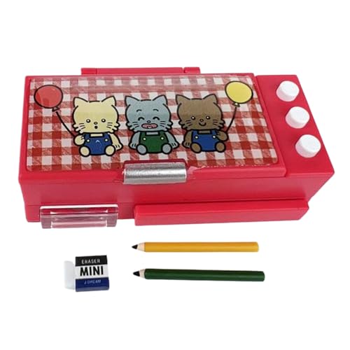 Dfstvup Miniatur Puppenhaus Zubehör | Dekorative Miniatur Bleistiftbox - Sammelmodelle Tischdekoration Rollenspielzeug Für Mädchen Sammler Dfstvup Miniatur Puppenhaus Zubehör | Dekorative Miniatur Bleistiftbox - Sammelmodelle Tischdekoration Rollenspielzeug Für Mädchen Sammler von Dfstvup