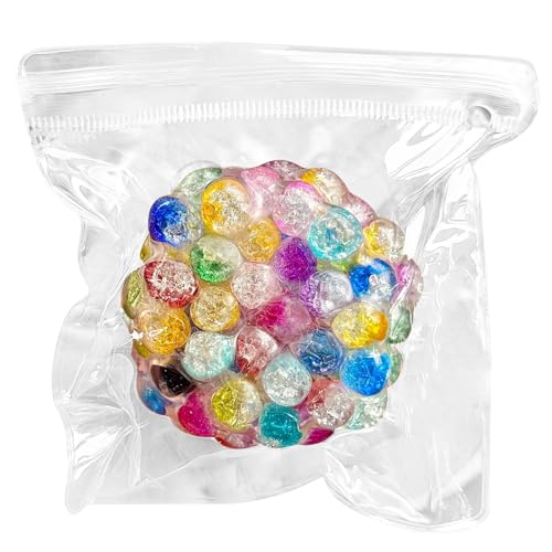Dfstvup Stressabbau-Bälle - Tragbarer Komprimierbarer Drückball | Kleines Sensorisches Fidget Spielzeug Mit Knistereffekt Zur Stressbewältigung Für Kinder & Erwachsene Dfstvup Stressabbau-Bälle - Tragbarer Komprimierbarer Drückball | Kleines Sensorisches Fidget Spielzeug Mit Knistereffekt Zur Stressbewältigung Für Kinder & Erwachsene von Dfstvup