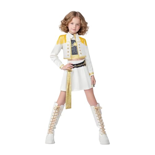 Dfstvup de-mon Hunters Kostüm Für Mädchen, Anime Charakter Cosplay Kostüme, Halloween Karnevalsoutfit Für Kinder, Geburtstagsfeier, Bühnenaufführungen von Dfstvup