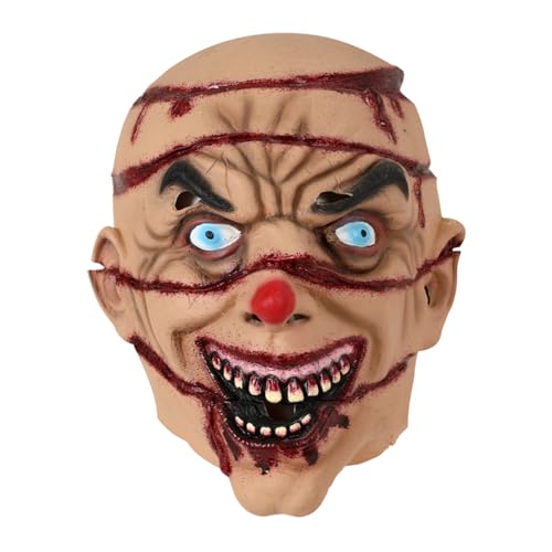 Dämonmasken, Halloween Horror -Gesichtskopfbewegung, Horror Zombie Vampir -Kopfmasken, gruselige Dämon Halloween -Partys Cosplay -Kostüme Requisiten, passt die meisten Latexmaterialien für Teenager, E Dämonmasken, Halloween Horror -Gesichtskopfbewegung, Horror Zombie Vampir -Kopfmasken, gruselige Dämon Halloween -Partys Cosplay -Kostüme Requisiten, passt die meisten Latexmaterialien für Teenager, E von Dgayaeic