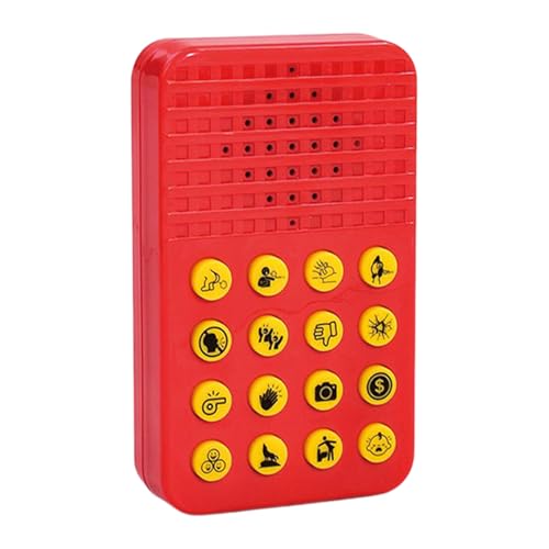 Dgayaeic Funny Noises Machine, mit 16 lustigen realistischen Klängen, 6x10x2,3 cm, Taschengeist-Geräuschherstellerspielzeug, lustiger Knebel-Geschenk-Sound-Maschine, endloser Spaß für jeden Anlass von Dgayaeic