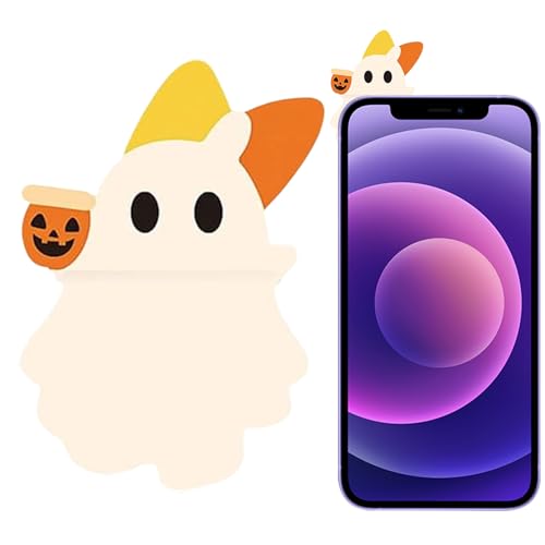 Dgayaeic Geist Figur | Mini Telefon Spielfigur - Neuheit Haftbare Mini Figur Für Alle Modelle Haus Tisch Deko von Dgayaeic