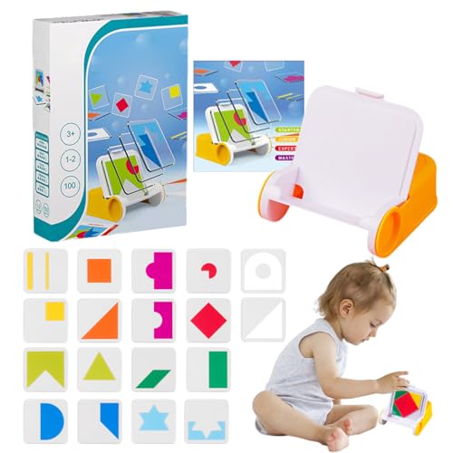 Dgayaeic Geometrie Puzzles Für Unterwegs, Geometrisches Brettspiel Mit Formenblöcken, Interaktives Lernspielzeug Für Mädchen Und Mit Teaser-Effekt Dgayaeic Geometrie Puzzles Für Unterwegs, Geometrisches Brettspiel Mit Formenblöcken, Interaktives Lernspielzeug Für Mädchen Und Mit Teaser-Effekt von Dgayaeic