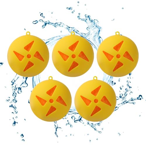 Dgayaeic Wasserballons, Spritzbälle, Set mit 5 Stück, lustige, wiederverwendbare coole Spiele, Wasserballons für Sommer, , Mädchen, Hinterhof, Outdoor-Spielen Dgayaeic Wasserballons, Spritzbälle, Set mit 5 Stück, lustige, wiederverwendbare coole Spiele, Wasserballons für Sommer, , Mädchen, Hinterhof, Outdoor-Spielen von Dgayaeic