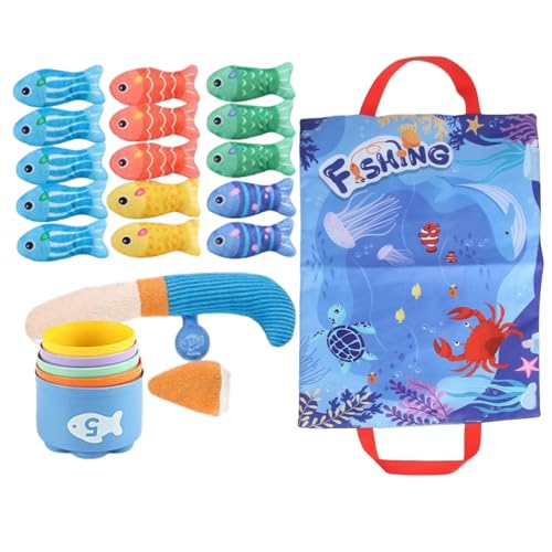 Filzfischereispiel, pädagogisches und sensorisches Lernen, Stoff/, Kleinkindfischereispielzeug, Fischspielspielzeug, vielseitiges Spiel überall, für Badewanne, Poolaktivitäten, Klassenlern, Geb Filzfischereispiel, pädagogisches und sensorisches Lernen, Stoff/, Kleinkindfischereispielzeug, Fischspielspielzeug, vielseitiges Spiel überall, für Badewanne, Poolaktivitäten, Klassenlern, Geb von Dgayaeic