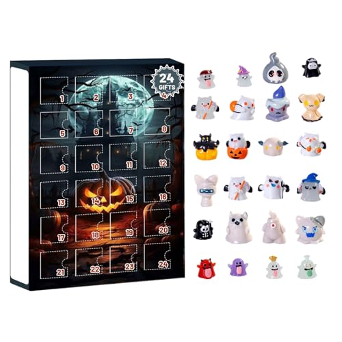 Halloween Ghost Toys, Horror Countdown Toy Box, niedliche, gruselige Geisterfiguren, Harz, interaktiver Countdown-Advent Feature, kinderfreundliches und sammelbares Halloween-Spielzeug für und Halloween Ghost Toys, Horror Countdown Toy Box, niedliche, gruselige Geisterfiguren, Harz, interaktiver Countdown-Advent Feature, kinderfreundliches und sammelbares Halloween-Spielzeug für und von Dgayaeic