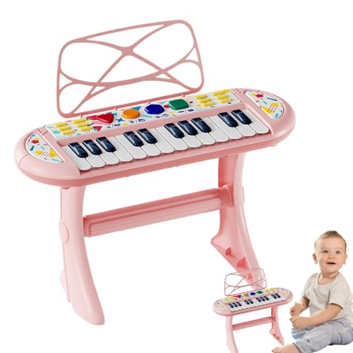Kids Piano Keyboard with Stand, Toddler Piano Toy Keyboard, 24 Keys Baby Musical Piano, Educational Electronic Musical Instrument Toys Multiple Sound Modes and Functions for Toddler Birthday Gift Kids Piano Keyboard with Stand, Toddler Piano Toy Keyboard, 24 Keys Baby Musical Piano, Educational Electronic Musical Instrument Toys Multiple Sound Modes and Functions for Toddler Birthday Gift von Dgayaeic