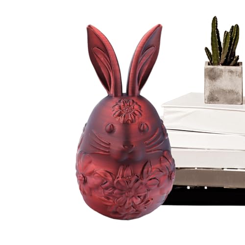 Realistic Easter Bunny Eggs, Empty Bunny Eggs Ornaments, Decorative Easter Animal Fidget Toys, Fun and Colorful, Kid-Friendly, 10x10x18cm Versatile Decor for Home von Dgayaeic