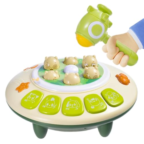 Whack Game Toy With Hammer, Pounding Game For Kids, Interactive Cartoon Flying Saucer Pounding Game With Sound And Light Effects Skill Development Pounding Game Great For Kids Solo Or Group Play von Dgayaeic